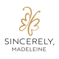 Sincerely, Madeleine Logotyp